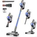 Dzaki Cordless Vacuum Cleaner, Stick Vacuum with Smart LED Display, 50KPA 55Mins Vacuum Cleaners for Home, Powerful Suction, Anti-Tangled Lightweight Rechargeable Vac for Pet Hair, Carpet, Hard Floor