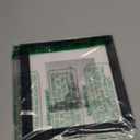 Upsimples 6x6 Picture Frame, Display Pictures 4x4 with Mat or 6 x 6 Without, Wall Hanging Square Frames, Black, 1 Pack