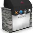 Comnova Built-in Grill Cover 32 Inch - 600D Island BBQ Grill Top Covers Heavy Duty & Waterproof, Premium Built in Barbecue Cover for Char-Broil, Napoleon, Bull, Blaze and More - 32 x 26 x 24 Inch