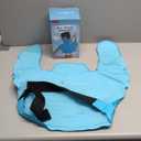 Comfytemp Large Ice Pack for Neck Shoulders Upper Back Pain Relief with Straps, Reusable Gel Ice Wrap Hot Cold Compress Therapy Recovery for Upper Back, Cervical Injuries, Rotator Cuff (Large, Blue)