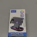 FASTSNAIL Charging Stand for PS Portal Compatible with Hard/Soft Cover, RGB Charge Station for TPU/EVA/Silicone Protective Case When Charging, Charge Holder for PlayStation 5 Portal (Black)