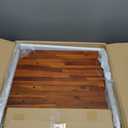 Bme Alden Solid Wood Nightstand/Side Table/End Table, Fully Assembled, with 1-Drawer for Mid Century Bedroom and Living Room, (12mm), Dark Chocolate