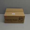 (12 Pack x 20 Sets) Stackable Cupcake Carrier with 240 Pack Liners, Plastic Cupcake Boxes Holders for 12 Cupcakes, High Tall Dome Lid Cupcake Containers, Clear Disposable Cupcake Trays