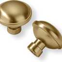 khtumeware 10 Pack Large Cabinet Knobs Champagne Bronze 1-3/4 inch (44 mm) Diameter Heavy Duty Zinc Kitchen Drawer Pulls Door Dresser Drawer Handles for Dresser Drawers