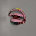 QearFun Kids Bluetooth Headphones, 60H Playtime, 74/85/94dB Safe Volume Limit, Metallic Gradient Wireless Headset with HD Mic, Fast Charging, Foldable, Wired 3.5mm Mode for School/Tablet/Travels (Pink)