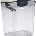 Progressive International Simple Transparent 4 Qt. Flour Keeper, 3 Count, 8 x 6.5 x 8.24 Inches
