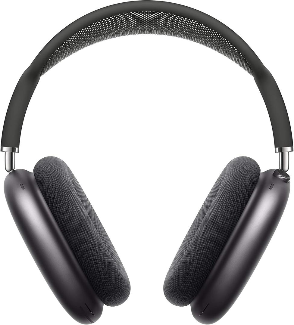 Apple AirPods Max Wireless Over-Ear Headphones, Active Noise Cancelling, Transparency Mode, Personalized Spatial Audio, Dolby Atmos, Bluetooth Headphones for iPhone Space Gray