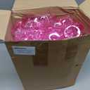 Zopeal Heart Shaped Martini Glasses 5 oz Plastic Martini Glasses with Detachable Stem Disposable Cups for Valentines Anniversary Wedding Party(100 Pcs, Pink)