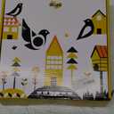 iBorn 19.5-inch Hummingbird Feeders Baffle, Weather Guard, Hanging Bird Feeders Protect, Red, Pack of 1