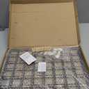 Wire Wall Grid Panel for Photo Display, DIY Iron Picture Frames Collage For Hanging Wall Decor, Foldable Multi Pictures Organizer with 12 Clips, 28'' X 22'' Inch.(2 Pack) (Black)