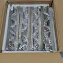 EHWINE 24 Pack Acrylic Sign Holder 5 x 7, Double Sided Gold Picture Frame Stand up Table Top Sign Holders, Clear Display Stand Menu Flyer Holder for Wedding Party