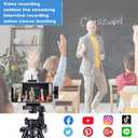 Generic 2 Pack Type C Mini Wireless Lavalier Microphone for iPhone 15, iOS and Android, for VideoLiveShows Interviews Vlogs,Tiktok YouTube Vlogs, Black,a Adapter Includes