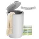 Trydow Ultra Large Capacity Towel Warmer Bucket, Rapid Heating with Timer, One-Button Control, Safety Lock, Perfect for Home and Spa, Gray