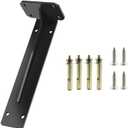 Countertop Support Brackets, Heavy Duty L Shelf Bracket, 150-500mm Metal Floating Shelf Bracket Wall Mount Heavy Duty for Shelves Support for Home, Office, Kitchen and Garage(150mm)