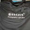 DUCLUS Light Box Photography, 16x16 Inch Photo Light Box with 160 Dimmable LED Lights (CRI 97+), 6 PVC & 2 Paper Backdrops, Portable Studio Box for Product Photography: Jewelry, Food, Shoes