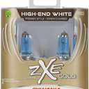 SYLVANIA 9003 SilverStar zXe Gold Halogen Headlight Bulb, 2 Pack