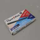 Paper Mate EraserMate Erasable Pen, Medium Point, Black, Box of 12 (Black)