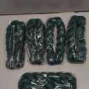 Fanami 6 Pack Cheesecloth Table Runner -10FT Emerald Green Boho Gauze Cheese Cloth Table Runner 120 Inches Rustic Sheer Fabric Centerpieces for Wedding Birthday Party Bridal Baby Shower Decorations