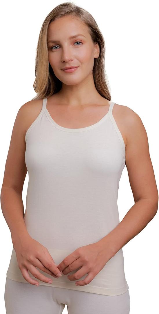 Cottonique Hypoallergenic Camisole for Women with Skin Allergies and Sensitive Skin, 7
