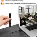1080P Body Camera Pen, Mini Body Camera with Video or Picture Taking, Surveillance Cam for Indoor Outdoor