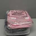 Sunnymove 12 Piece Large Reusable Clear Lunch Bags Bulk 12 x 10 x 5.5 Inch Transparent Lunch Box Stadium Approved Tote Bag Plastic See Through Backpack with Adjustable Shoulder Strap for Work Travel