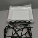 YHOSSEUN Large Tiered Tray Stand, 3 Tier Serving Tray Porcelain Baking Set with Serving Stand 3 Tier Buffet Server for Fruit, Dessert, Food Display Stand for Party, Thanksgiving