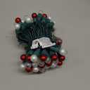 GlowVibe 70 Counts Red and White Christmas Lights, 19ft G15 Pearlized Glass Bulbs, ETL Certified LED Christmas Globe String Lights Plug-in, Indoor Xmas Tree Lights for Outdoor Xmas Home Decor