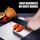 Titanium Cutting Board - 2026 New Upgrade 100% Pure Titanium Cutting Boards for Kitchen Double Sided Non Toxic Titanware Cutting Board,Hygiene Durable Dishwasher Safe Chopping Board (14"L x 10"W)