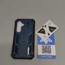 FNTCASE for Samsung Galaxy S25 Case: for Galaxy S24 Case with [Built-in Screen Protector & Kickstand] [Military-Grade Drop Protection] Heavy Duty Protective Full Body Shockproof TPU Phone Cover Blue