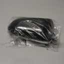 1Pair Replacement Compatible with Tesla Model 3 2017-2023 Rearview Side Mirror Covers Cap Glossy Blakc/Carbon Firber Look Rearview Mirror Cap(Gloss Black)