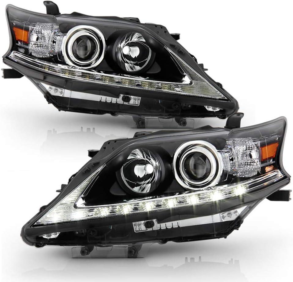 ACANII - For [HID/Xenon Non-AFS] 2013-2015 Lexus RX350 RX450h Projector LED DRL Headlight Headlamp Assembly Driver Side