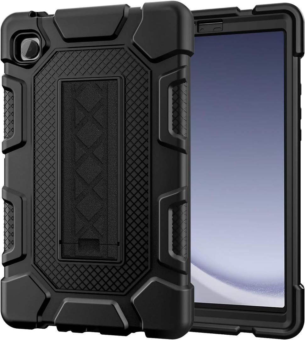 Case for Samsung Galaxy Tab A11/ A9 8.7 Inch 2026/2024, Heavy Duty Shockproof Rugged High Impact Protective Case, Black