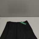 Urban CoCo Women's Pleated High Waist Solid School Uniform Skirt (Medium, Black)
