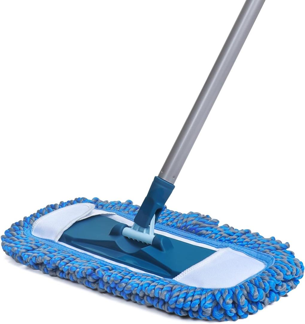 Dust Mop for Hardwood Floors with 57" Long Handle Wet & Dry Mops for Catching Pet Hair and Dust Bunny Microfiber Dust Mops for Vinyl, Wood, Tile, Laminate Flooring Dust Mop for Hardwood Floors with 57" Long Handle Wet & Dry Mops for Catching Pet Hair and Dust Bunny Microfiber Dust Mops for Vinyl, Wood, Tile, Laminate Flooring