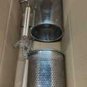 MyLifeUNIT Pasta Strainer, 2 Pack Stainless Steel Mesh Spider Strainer for Pasta, Noodle, Dumpling (4.54"D x 6.1"H)