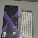 SDYZ x XVX Doubleshot PBT Keycaps 60 75 100 Percent - Shine Through Keycaps, for Mechanical Keyboards, Full 131 Key Set, OEM Profile, Backlit - White