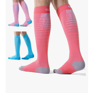 CelerSport 3 Pairs Compression Socks for Men and Women 20-30 mmHg Running Support Socks Size XL