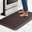 HappyTrends Kitchen Floor Mat - 4/5 Inch Thick Anti-Fatigue Kitchen Rug , 36"L x 22"W x 0.8"Th