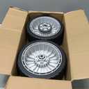 CheeMuii 4 Pack HRR216 Lawn Mower Drive Wheels 2 Rear Wheels 42710-VE2-M02ZE and 2 Front Wheels 44710-VL0-L02ZB Replace for Honda HRR216 HRS216 HRT216 Lawn Mower
