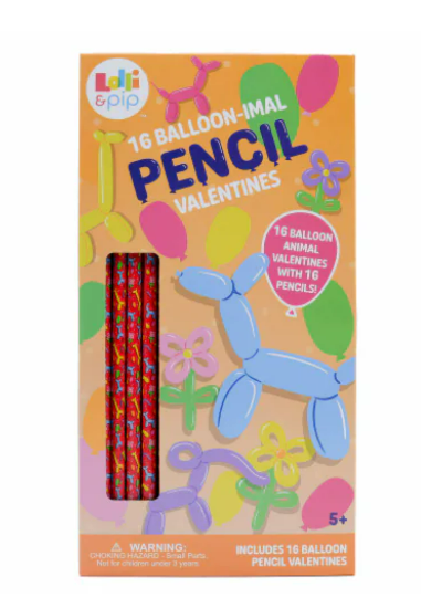 Lolli & Pip™ Balloon-imal Valentine's Day Exchange Pencils, 2 Pack 