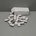 60PCS Blank Matches Containers 2.24 x 1.42 x 0.59 inches White DIY Match Books Storage Boxes Bulk Match Holder with Double-Sided Striker for Wedding Bridal Baby Birthday Party Favor Empty(No Matches)