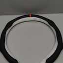 MEWANT Dark Gray 9002 Universal Anti-Skid Car Steering Wheel Cover, 108mm, Thermoplastic Elastomer (TPE)