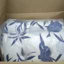 4 Pack Outdoor Chaise Lounge Chair Cushion 75.1 x 22.8 x 4.7 Inches 100% Waterproof Replacement Cotton Patio Pool Lounge Chair Cushion for Outdoor Furniture with Ties, Blue Enchantress