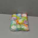 Bememo 50 Pieces Faux Fur Pom Pom Balls for Hats DIY Faux Fur Pompom with Elastic Loop for Hats Shoes Scarves Gloves Scarves Bag Key Chain Charms Accessories (Bright Color)