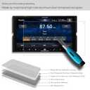 9H Tempered Glass Screen Protector Compatible with Alpine iLX-W670 & iLX-W770 Digital Multimedia Receiver 7 Inch Touchsreen Anti Scratch/Fingerprint (HD Clear)