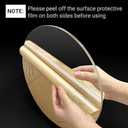 1 Pieces 1/4" Round Plexiglass Sheet, 17 Inch Diameter Clear Acrylic Circle, Round Cake Disk Acrylic Sheet, Plexiglass Table Top, Acrylic Backdrop, Clear