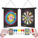 Vibes: Therapy Toys & Therapy Games for Teens & Kids | 2-in-1 Feelings Dartboard Games | Anger Management Tool for Emotional Intelligence & Social Skills | for Therapists, Social Workers & Teachers