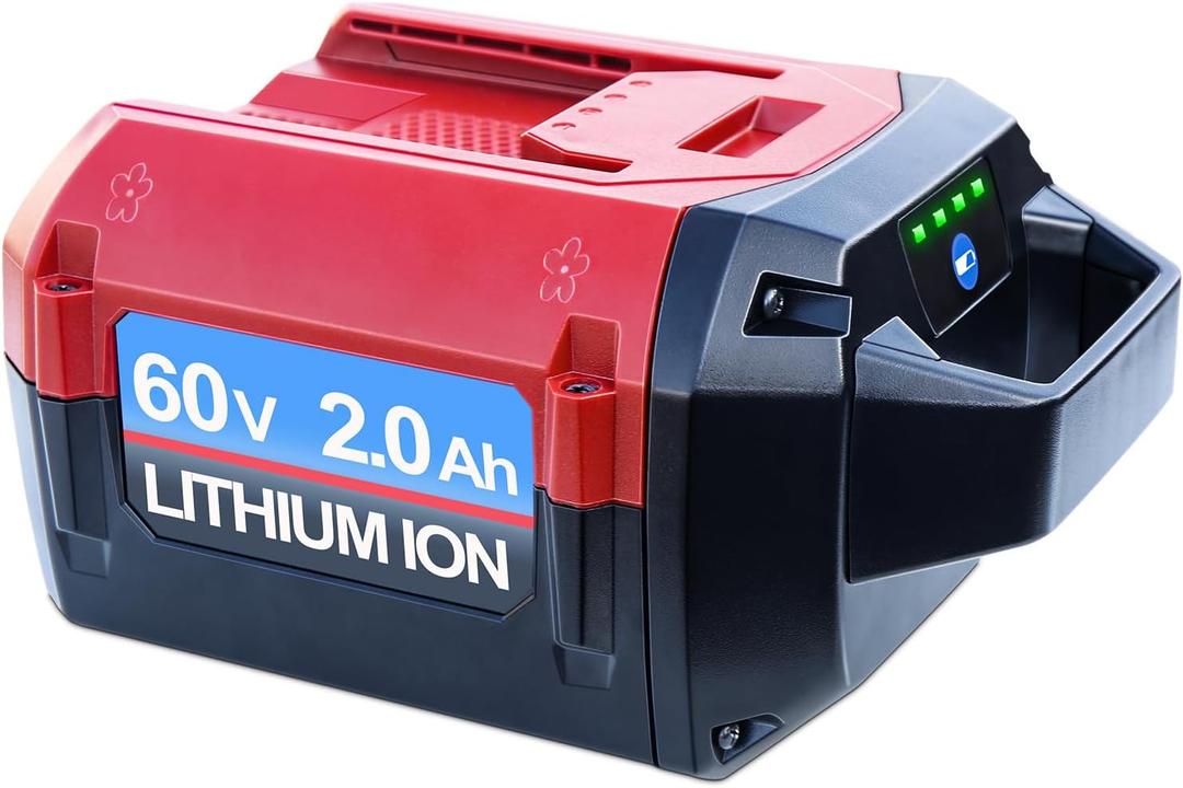 DTK Battery Replacement for Toro 60V Battery 2000mAh L324 L135 L108 Compatible with Toro 60 Volt Power Tool Lithium