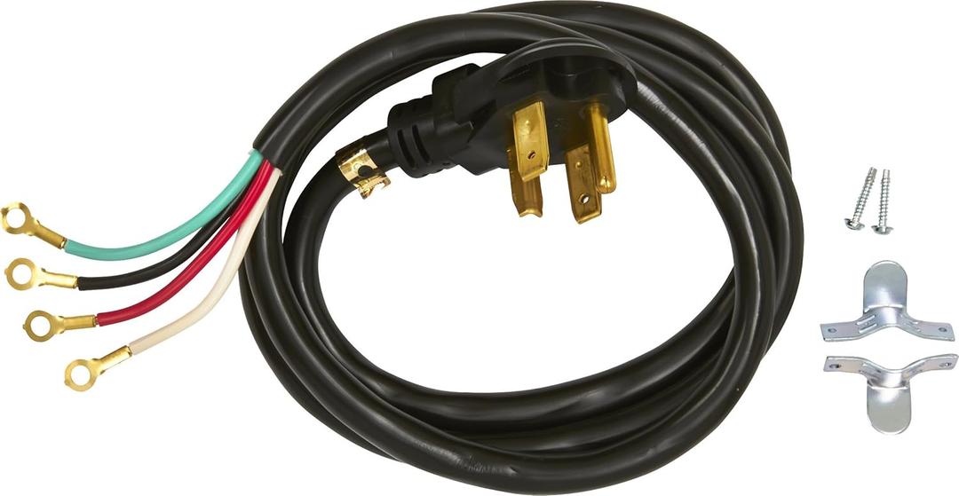 GE WX09X10020 Genuine OEM 6ft. Power Cord 30 AMP 4 Wire for GE Dryer