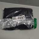 FUNYYZO Women Suit Pants Wide Leg Pants High Elastic Waisted in The Back Business Work Trousers Long Straight Black, XL